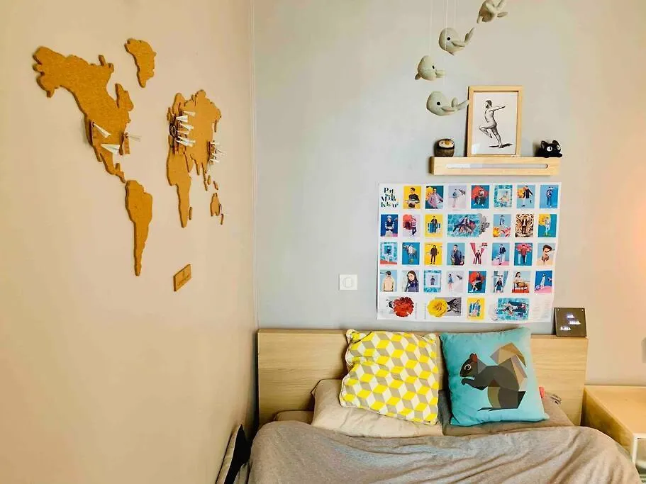 Artist Designed Flat In Central Area Montparnasse Daire